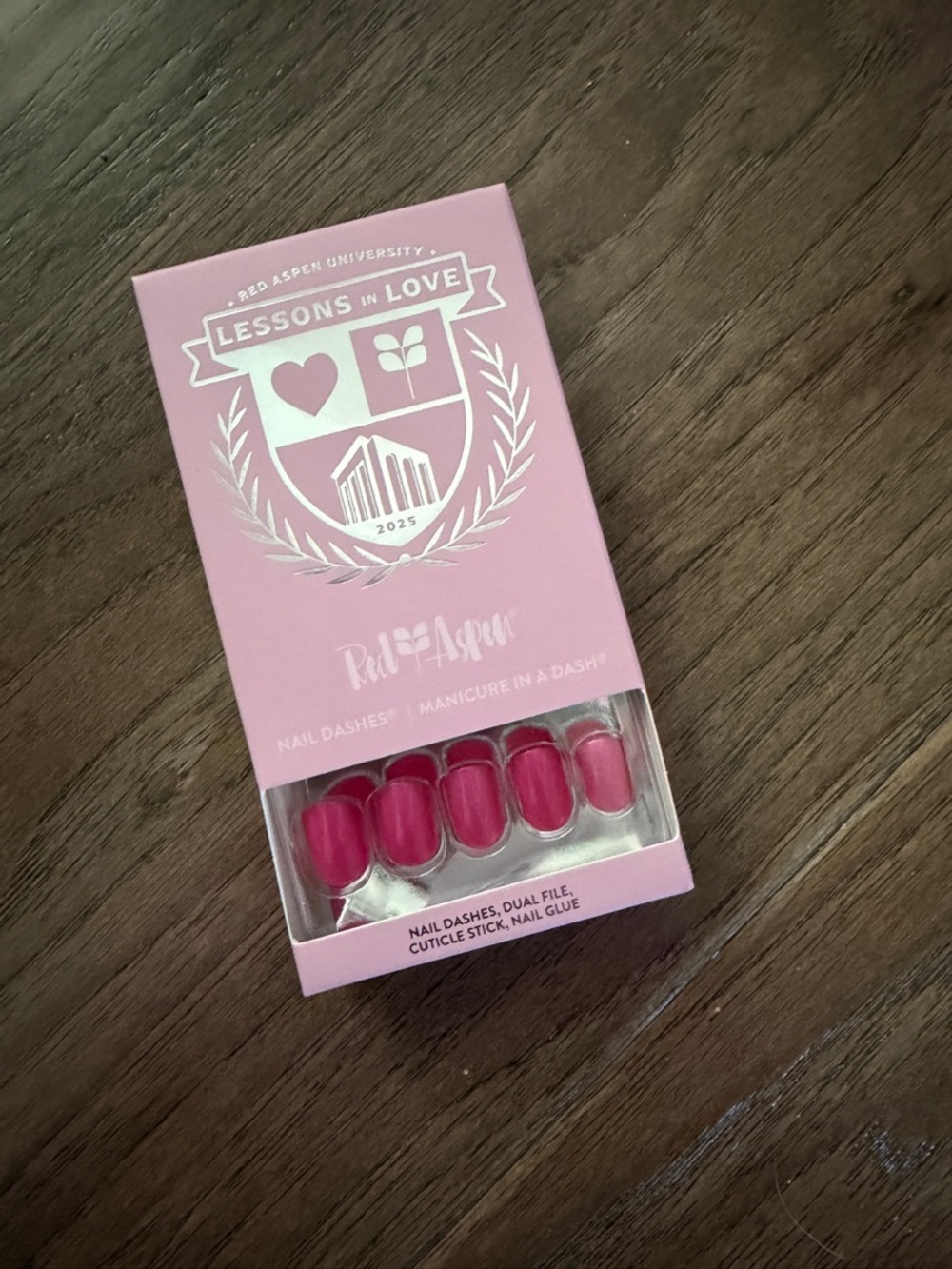 Red Aspen 'Lessons in Love' Mira Pink Press-On Nail Set